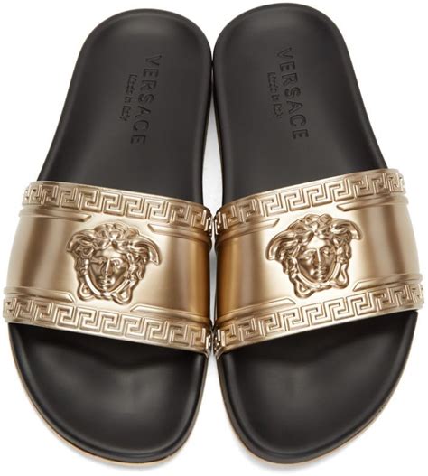 crystal versace slides|versace sandals.